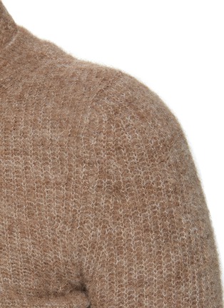  - T BY ALEXANDER WANG - Hybrid Short Sleeved Cardigan Alpaca Wool Blend Knit Pullover