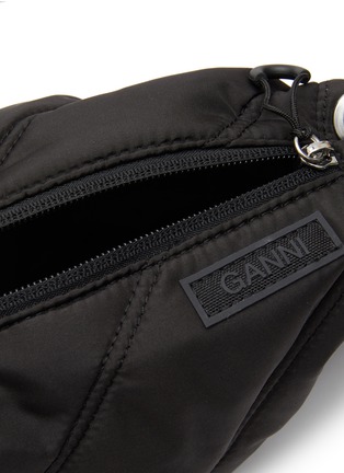 Detail View - Click To Enlarge - GANNI - Small quilted crossbody bag