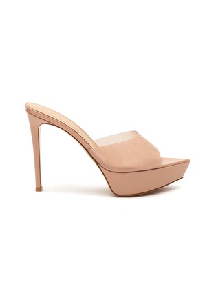Main View - Click To Enlarge - GIANVITO ROSSI - ‘Betty' point-toe PVC mules