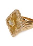 Detail View - Click To Enlarge - BUCCELLATI - ‘Opera Tulle' Diamond Mother of Pearl 18k Gold Ring