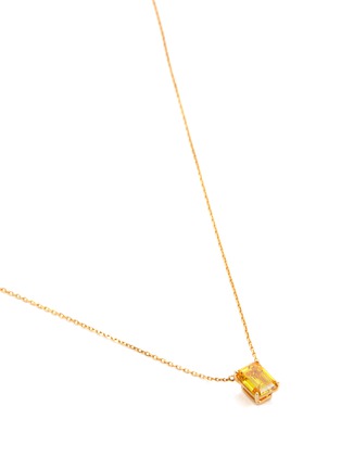 Detail View - Click To Enlarge - GENTLE DIAMONDS - ‘Esma' Lab-grown diamond 18k gold necklace
