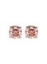 Main View - Click To Enlarge - GENTLE DIAMONDS - ‘Taffy' Lab-grown diamond 18k white gold stud earrings