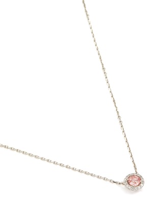 Detail View - Click To Enlarge - GENTLE DIAMONDS - ‘Berry' Lab-grown diamond 18k white gold necklace