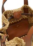 Detail View - Click To Enlarge - ANYA HINDMARCH - Small Raffia Drawstring Tote Bag