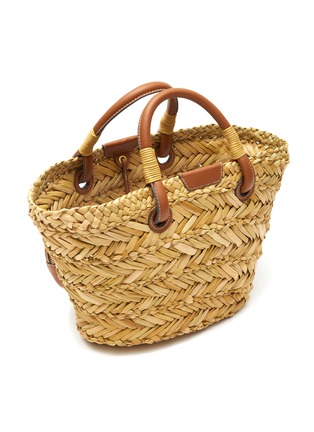 Detail View - Click To Enlarge - ANYA HINDMARCH - Multi Pocket Seagrass Basket Bag