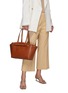 Figure View - Click To Enlarge - ANYA HINDMARCH - Return to Nature' Small Leather Tote Bag