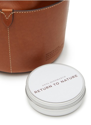  - ANYA HINDMARCH - Return To Nature' Compostable Leather Mini Bucket Bag — Tan