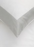 Detail View - Click To Enlarge - FRETTE - BOLD PILLOWCASE — MILK/GREY CLIFF