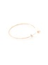 Detail View - Click To Enlarge - BEE GODDESS - ‘Apple Seed' diamond 14k rose gold hoop earrings