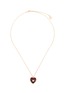 Main View - Click To Enlarge - BEE GODDESS - ‘Queen of Hearts' diamond 14k rose gold pendant necklace