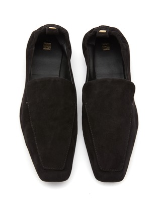 Detail View - Click To Enlarge - TOTÊME - Suede Square Toed Travel Loafers