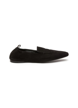 Main View - Click To Enlarge - TOTÊME - Suede Square Toed Travel Loafers