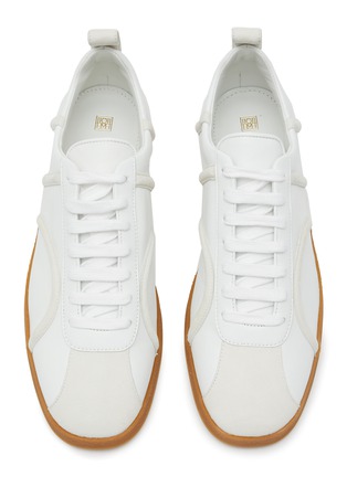 Detail View - Click To Enlarge - TOTEME - Low top leather sneakers