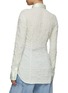 Back View - Click To Enlarge - ACNE STUDIOS - PATCH POCKET COTTON BLEND SHIRRED LONG SHIRT