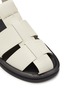 Detail View - Click To Enlarge - THE ROW - Grain leather fisherman sandals