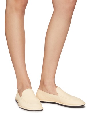 Figure View - Click To Enlarge - THE ROW - ‘Canel' vegan leather flat loafers