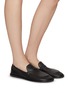 Figure View - Click To Enlarge - THE ROW - Round toe vegan leather loafers