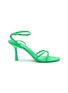 Main View - Click To Enlarge - ALEXANDER WANG - ‘Dahlia' crisscrossing band stiletto sandals