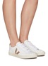 Figure View - Click To Enlarge - VEJA - ‘ESPLAR’ LOW TOP LACE UP LEATHER SNEAKERS