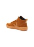  - VEJA - ‘V-15’ MID TOP LACE UP NUBUCK LEATHER SNEAKERS