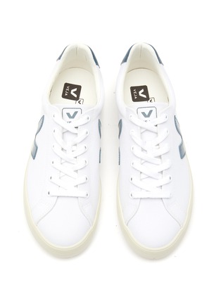 Detail View - Click To Enlarge - VEJA - ‘ESPLAR SE’ LOW TOP LACE UP CANVAS SNEAKERS