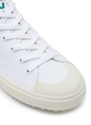 Detail View - Click To Enlarge - VEJA - ‘NOVA’ LOW TOP LACE UP CANVAS SNEAKERS