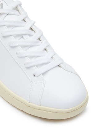 Detail View - Click To Enlarge - VEJA - ‘URCA’ LOW TOP LACE UP CORN WASTE LEATHER SNEAKERS