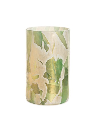 Main View - Click To Enlarge - STORIES OF ITALY - Nougat Tall Vase – Golden Green