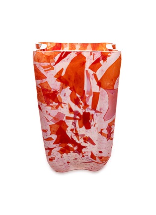 Main View - Click To Enlarge - STORIES OF ITALY - Nougat Bucket Vase – Red