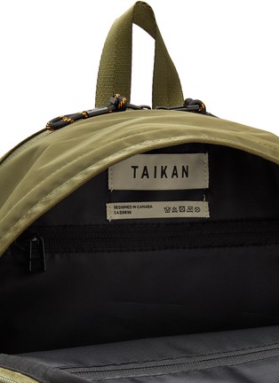Detail View - Click To Enlarge - TAIKAN - ‘Spartan' Cargo pocket nylon backpack