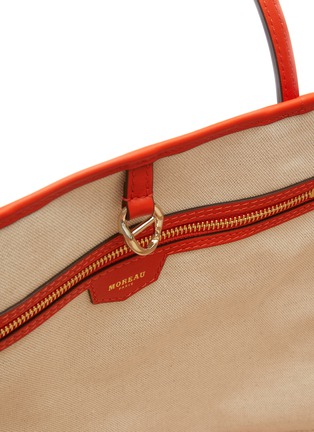 Detail View - Click To Enlarge - MOREAU - ‘Saint Tropez' Medium Calfskin Leather Tote Bag