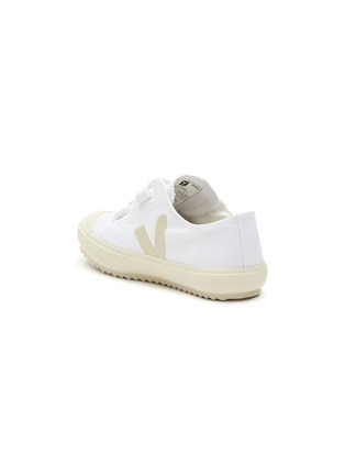 Detail View - Click To Enlarge - VEJA - ‘Ollie' double Velcro toddler canvas sneakers