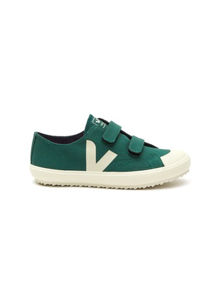 Main View - Click To Enlarge - VEJA - ‘Ollie' double Velcro kids canvas sneakers