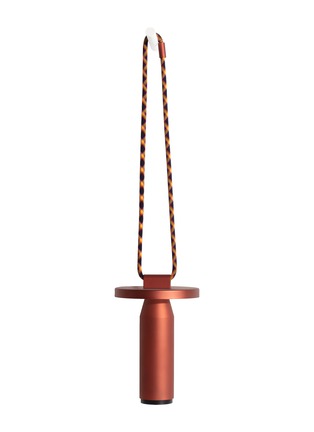 Detail View - Click To Enlarge - PETITE FRITURE - QUASAR INDOOR/OUTDOOR WIRELESS SMALL TABLE LAMP — SIENNA RED
