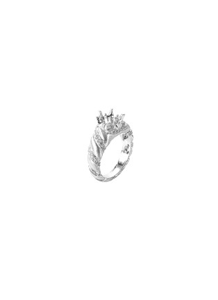 Figure View - Click To Enlarge - BUCCELLATI - Diamond 18k gold ring