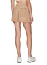 Back View - Click To Enlarge - BRUNELLO CUCINELLI - HIGH RISE RELAXED FIT ELASTICATED WAISTBAND COTTON SHORTS