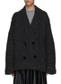 Main View - Click To Enlarge - MM6 MAISON MARGIELA - OVERSIZED LONG SLEEVE DOUBLE BREASTED CARDIGAN