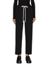 Main View - Click To Enlarge - MM6 MAISON MARGIELA - DRAWSTRING WAISTBAND CROPPED SWEATPANTS