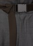  - BRUNELLO CUCINELLI - BELTED PLEAT DETAIL FLAT FRONT TAILORED PANTS