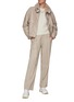 Figure View - Click To Enlarge - BRUNELLO CUCINELLI - SHORT LUREX MOHAIR RIBBED JUMPER