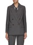 Main View - Click To Enlarge - BRUNELLO CUCINELLI - DOUBLE BREASTED WOOL BLAZER