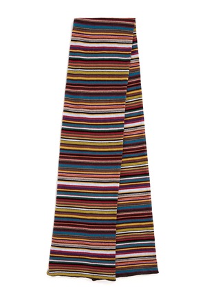 Front View - Click To Enlarge - PAUL SMITH - Striped scarf
