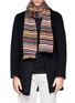 Figure View - Click To Enlarge - PAUL SMITH - Striped scarf