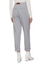 Back View - Click To Enlarge - BRUNELLO CUCINELLI - BELTED ROLLUP PEG LEG TROUSERS