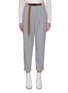 Main View - Click To Enlarge - BRUNELLO CUCINELLI - BELTED ROLLUP PEG LEG TROUSERS