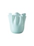 Main View - Click To Enlarge - VENINI - Fazzoletto Opalini Glass Vase 700.02 — Mint Green