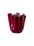 Main View - Click To Enlarge - VENINI - FAZZOLETTO OPALINI VASE —RED/PINK