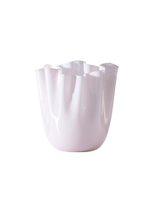 Main View - Click To Enlarge - VENINI - Fazzoletto Opalini Glass Vase 700.02 — Pink