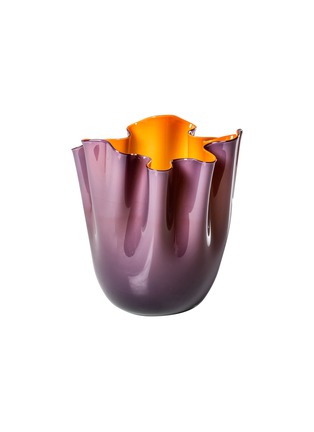 Main View - Click To Enlarge - VENINI - Fazzoletto Opalini Glass Vase 700.02 — Purple