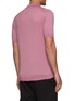 Back View - Click To Enlarge - JOHN SMEDLEY - ‘ADRIAN’ SHORT SLEEVE STAND COLLAR SEA ISLAND COTTON POLO SHIRT